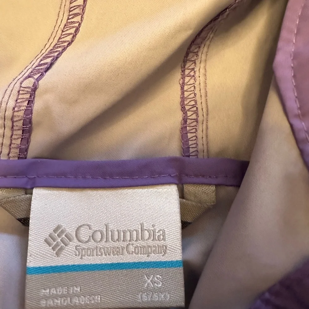 Columbia Purple Kids Raincoat